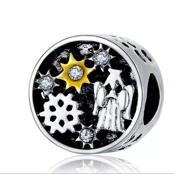 New 925-Charm Bead Fit Original Pandora Bracelet - Picture 2 of 2